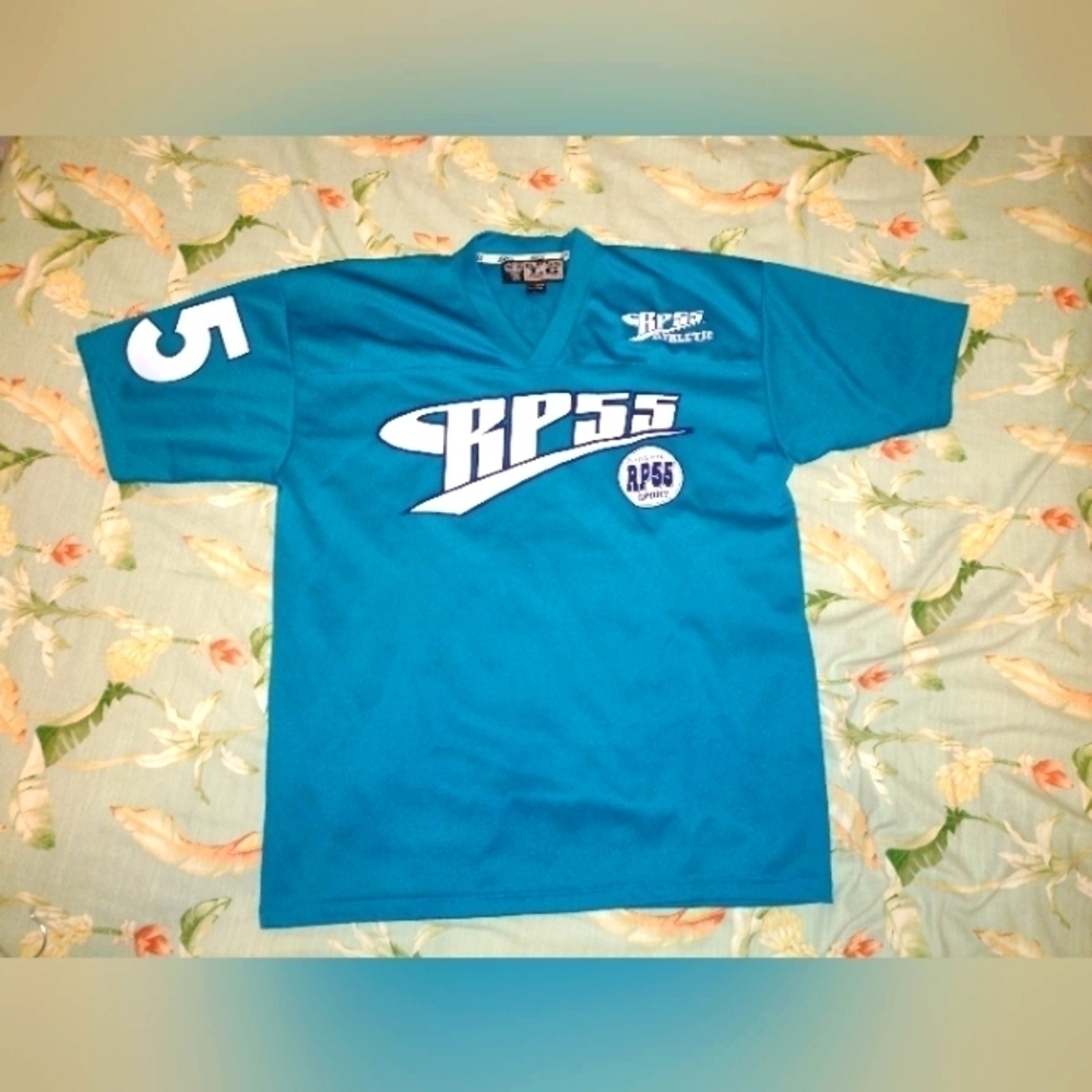 Vintage RP55 Streetwear Jersey #55 Athletic Dept. Satin-Like Polyester Size XL